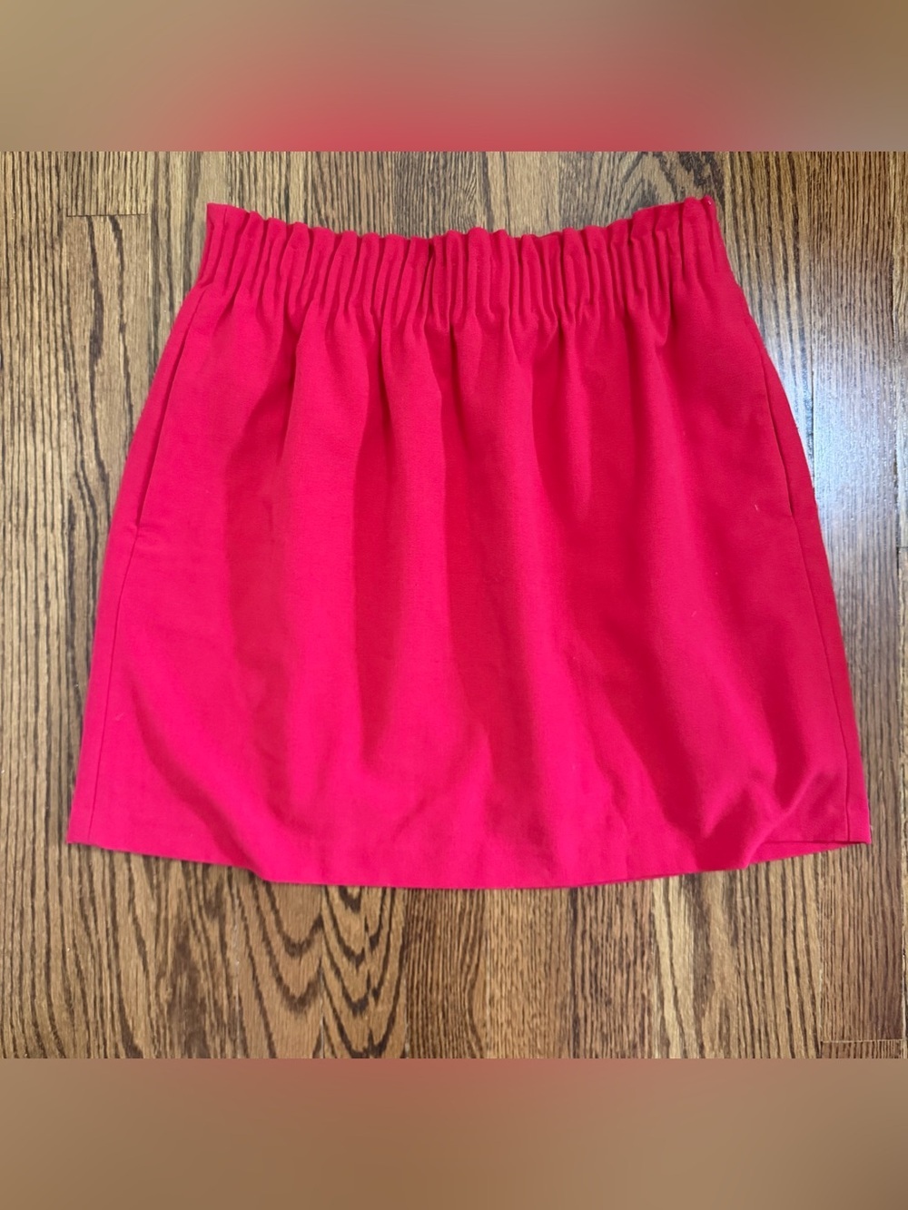 J. Crew Mercantile Red Mini Skirt Lined Size 6